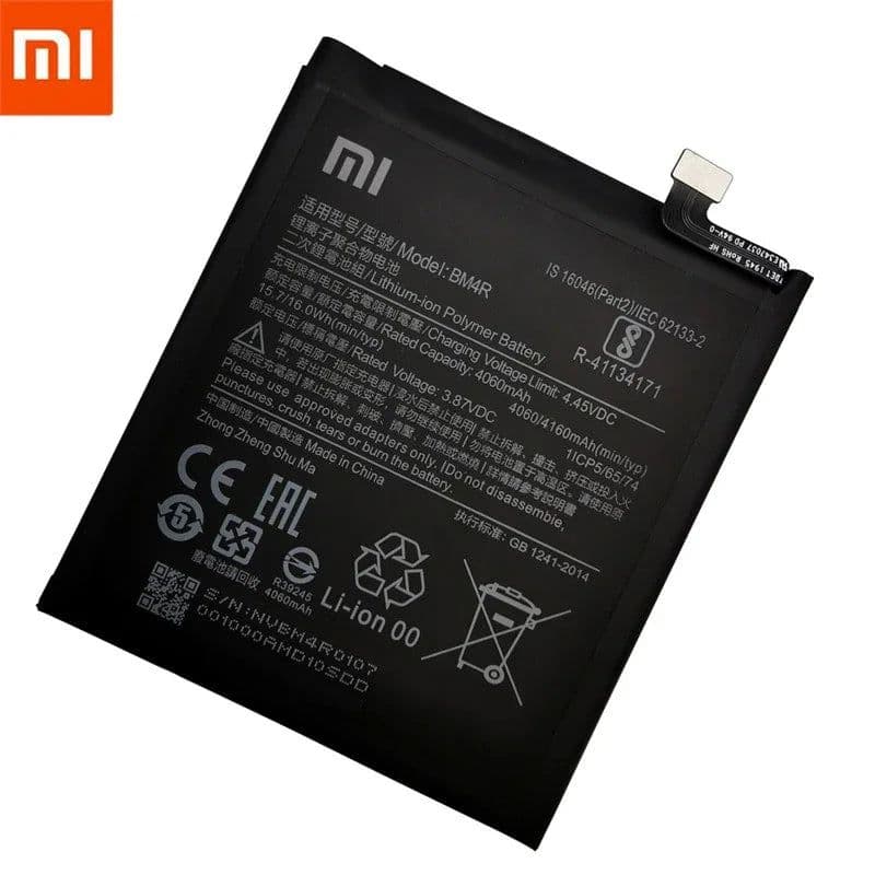 image-2024 Years Xiao Mi Original BM4R Battery For Xiaomi Mi 10 Lite 5G BM4R Genuine Replacement Phone Battery 4160mAh With Free Tools