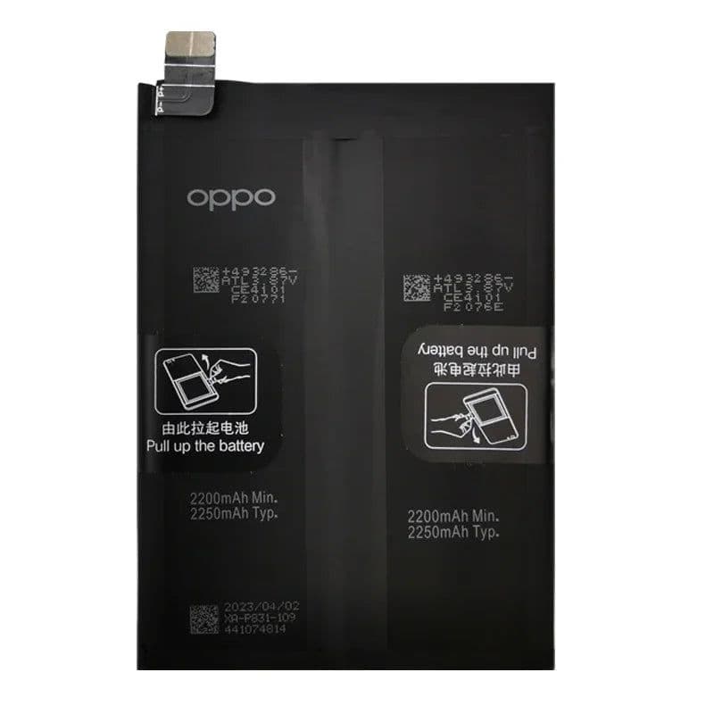 image-100% Original High Quality BLP831 4500mAh Phone Replacement Battery For Oppo Find X3 Pro X3Pro CPH2173 PEEM00 Batteries Bateria
