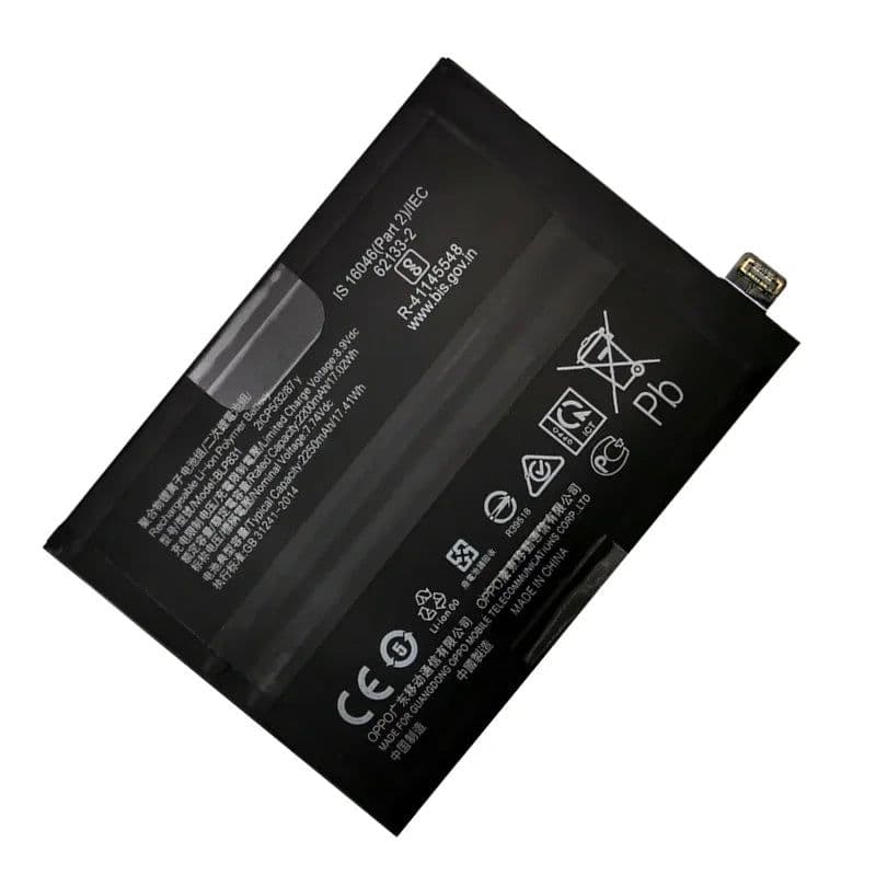 image-100% Original High Quality BLP831 4500mAh Phone Replacement Battery For Oppo Find X3 Pro X3Pro CPH2173 PEEM00 Batteries Bateria