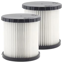 image-2 Pack Cartridge HEPA Filters Replacement Part DCV5801H Compatible with DeWalt DCV580 & DCV581H Wet Dry Vacuums