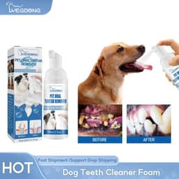 image-Pet Teeth Cleaner Spray Tartar Removal Mouth Fresher Deodorant Natural Plaques Off Prevent Oral Calculus Dog Oral Cleanse Liquid