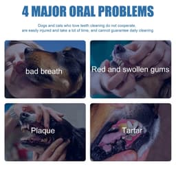 image-Pet Teeth Cleaner Spray Tartar Removal Mouth Fresher Deodorant Natural Plaques Off Prevent Oral Calculus Dog Oral Cleanse Liquid
