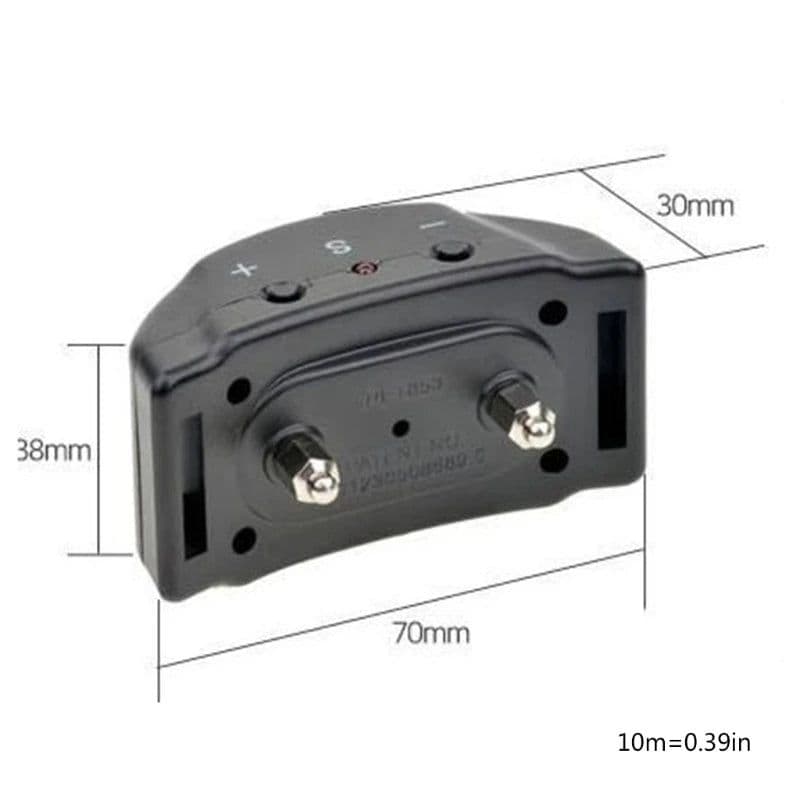 image-448B Electric Anti Bark Collar Portable Outdoor Walking Dogs Pets Artifact Supplies