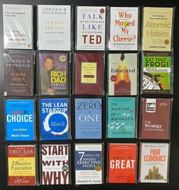 image-20 Books English Original Poor Dad Rich Dad Investment Philosophy Economic Management Business Review Full Set