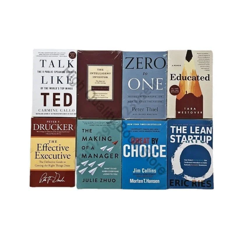 image-20 Books English Original Poor Dad Rich Dad Investment Philosophy Economic Management Business Review Full Set