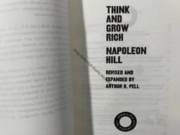 image-Think and Grow Rich By Napoleon Hill Motivational Personal Transformation Self-Help English Book Paperback