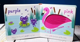 image-Red & Blue Touch And Feel Colors Book English Educational Picture Books Baby Children Reading Book