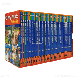 image-36 Books/set Ladybird Key Words with Peter and Jane English Picture Reading Children Early Education Textbook Magic Phonics Book