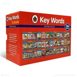 image-36 Books/set Ladybird Key Words with Peter and Jane English Picture Reading Children Early Education Textbook Magic Phonics Book