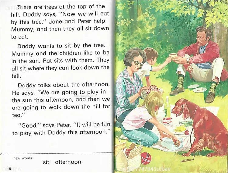 image-36 Books/set Ladybird Key Words with Peter and Jane English Picture Reading Children Early Education Textbook Magic Phonics Book