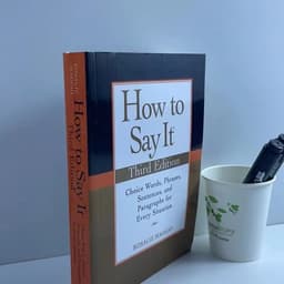 image-How To Say It Third Edition By Rosalie Maggio Choice Words, Phrases, Sentences And Paragraphs For Every Situation Paperback Book