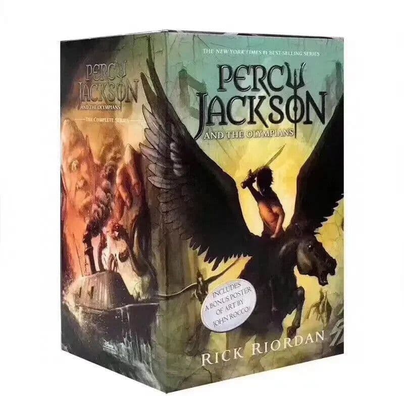 image-5 Books/Set Percy Jackson & The Olympians English Original Novel Books Children's English Picture Book Sets