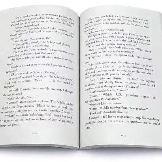image-5 Books/Set Percy Jackson & The Olympians English Original Novel Books Children's English Picture Book Sets