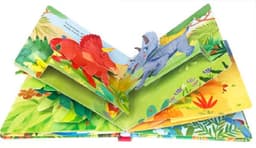 image-3-6 Years Old Usborne Peep Inside Pop Up Dinosaurs English Educational 3D Flap Picture Books Baby Children Reading Book