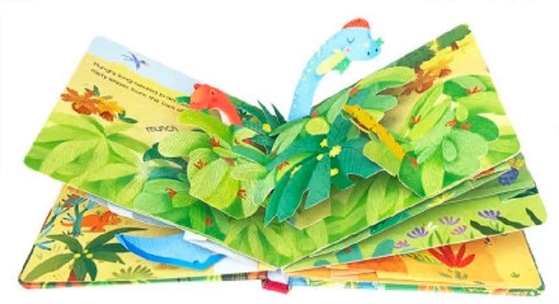 image-3-6 Years Old Usborne Peep Inside Pop Up Dinosaurs English Educational 3D Flap Picture Books Baby Children Reading Book