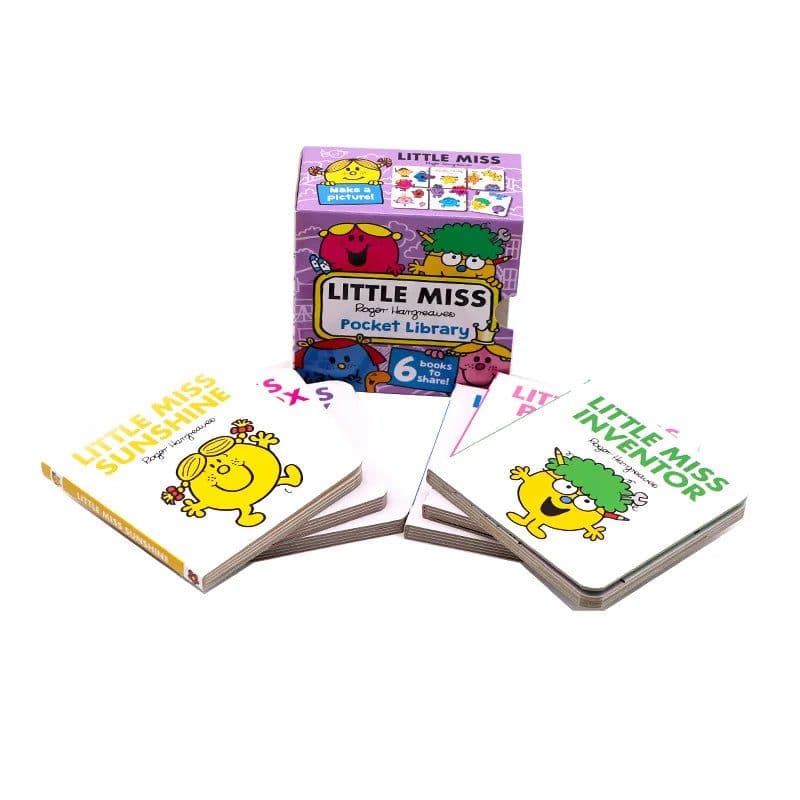 image-6books/set/ Little Miss Pocket Library,Baby Children's books aged 1 2 3, English picture book, 9781405292528