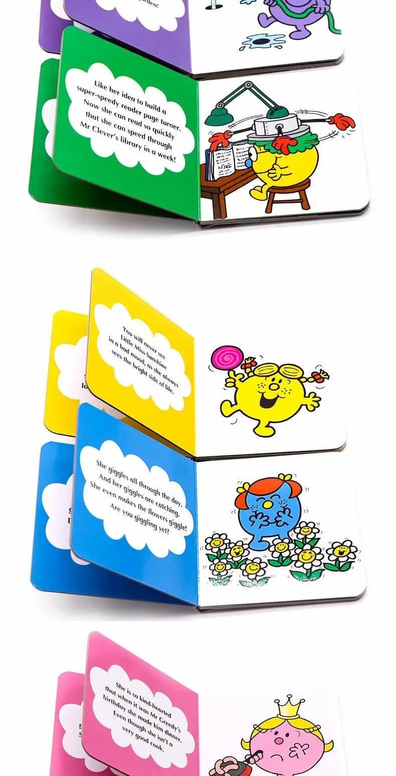image-6books/set/ Little Miss Pocket Library,Baby Children's books aged 1 2 3, English picture book, 9781405292528