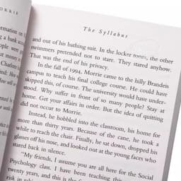 image-Tuesdays With Morrie Life's Greatest Lesson Book by Mitch Albom The Meaning of Life Adult English Reading Books