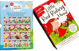 image-20 Books/Set Phonics Fairy Tale English Picture Book Little Red Riding Hood Early Education English Reading Books for Children