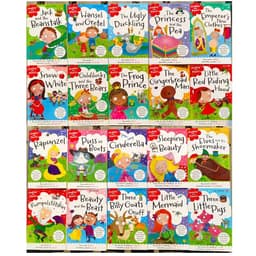 image-20 Books/Set Phonics Fairy Tale English Picture Book Little Red Riding Hood Early Education English Reading Books for Children