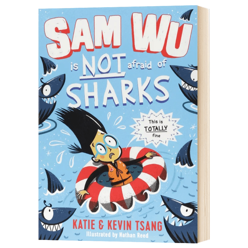 image-Sam Wu is NOT Afraid of Sharks novels, Children's books aged 6 7 8 9 English books, 9781405287524