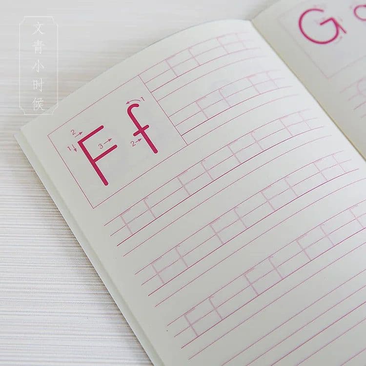 image-New 5pcs/set New Kindergarten English copybook Alphabet exercise book for kids children