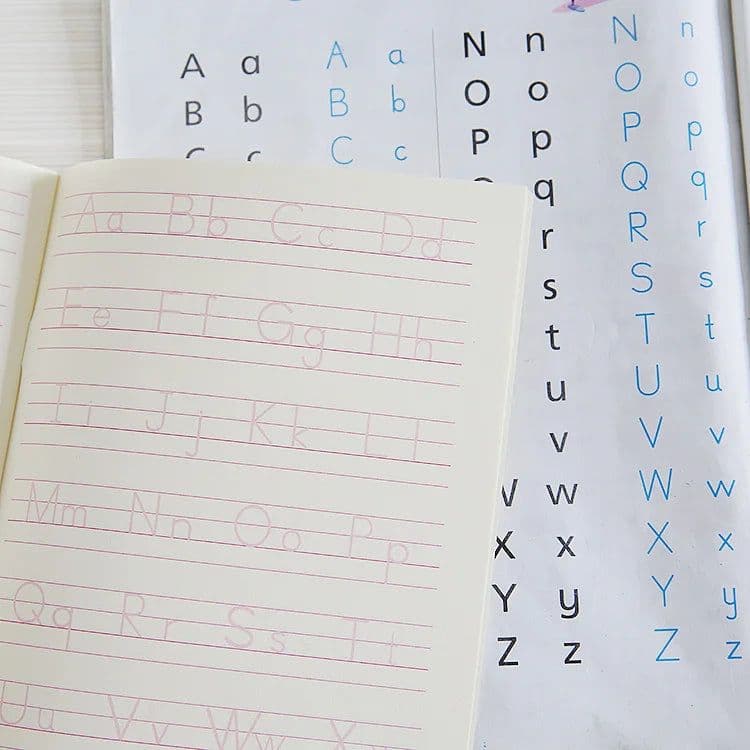 image-New 5pcs/set New Kindergarten English copybook Alphabet exercise book for kids children