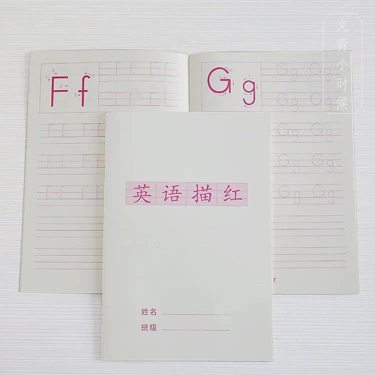 image-New 5pcs/set New Kindergarten English copybook Alphabet exercise book for kids children