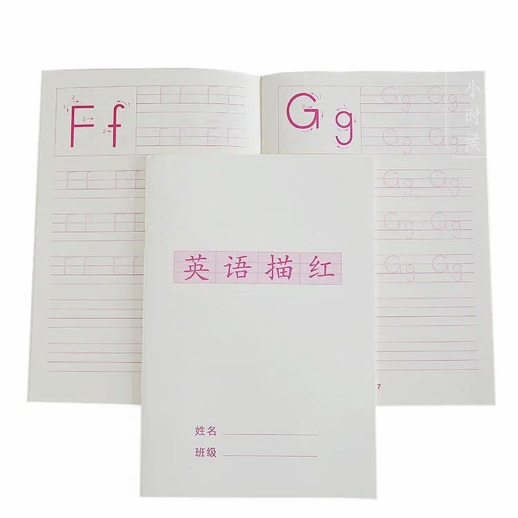 image-New 5pcs/set New Kindergarten English copybook Alphabet exercise book for kids children