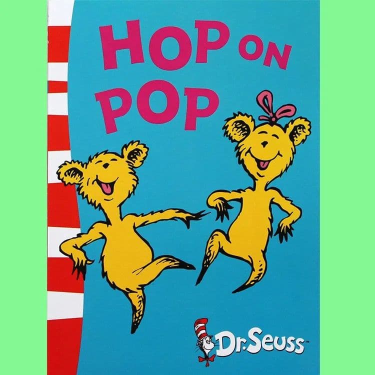 image-Hop on pop Dr.Seuss Interesting Story Parent Child Kids Picture English Books Christmas Gift Age 3 up