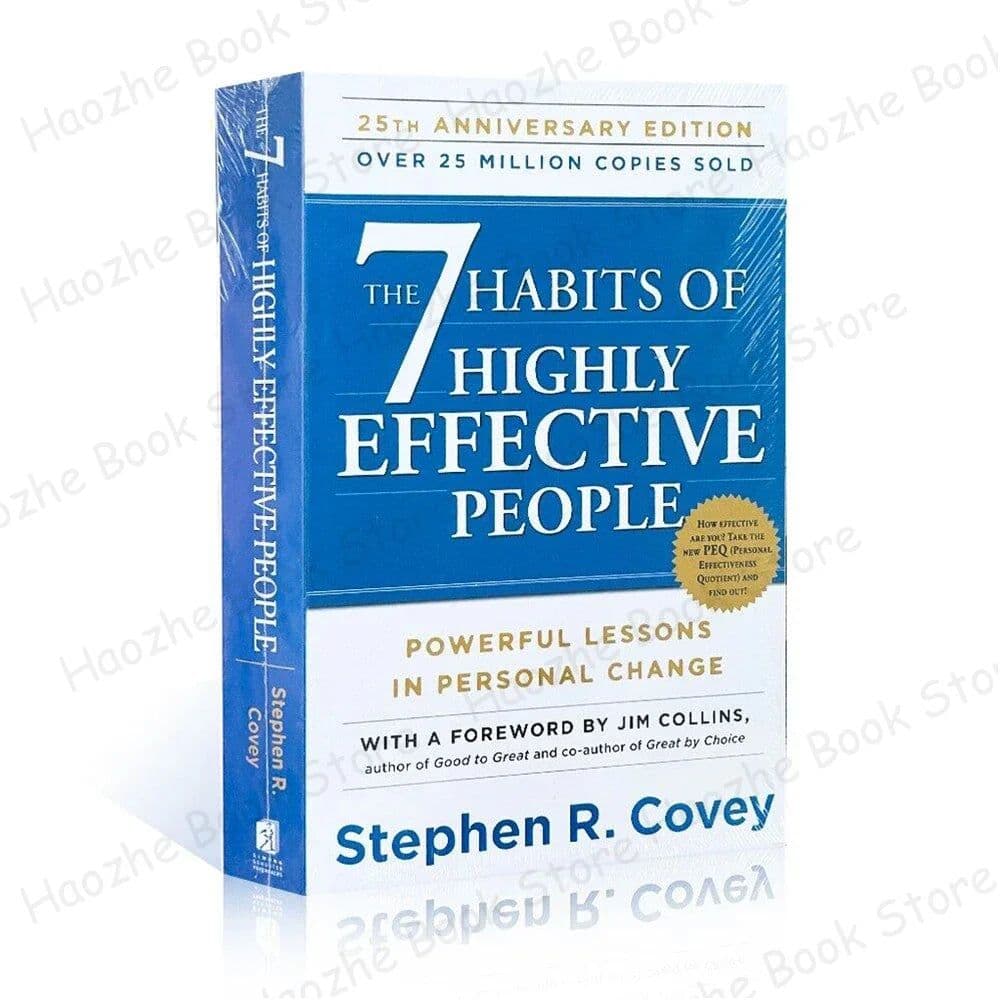 image-The 7 Habits of Highly Effective People By Stephen R. Covey in English Management Reading Learning Books for Adult