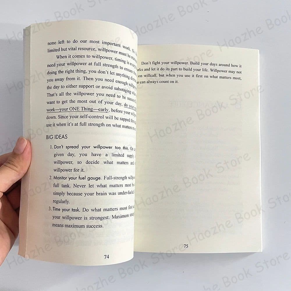 image-The ONE Thing: The Surprisingly Simple Truth About Extraordinary Results Business Management English Book Paperback