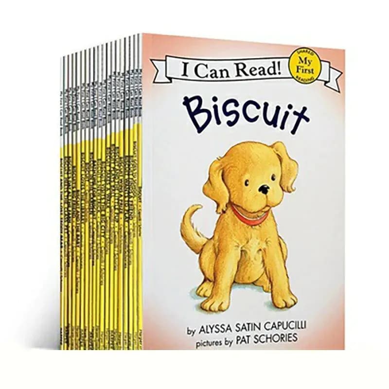 image-23 Book Point Reading English Picture Book I Biscuit Dog Biscuit Story Manga Can Read Drawing Book Gift Sound Art Artbook