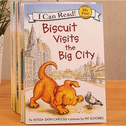 image-23 Book Point Reading English Picture Book I Biscuit Dog Biscuit Story Manga Can Read Drawing Book Gift Sound Art Artbook