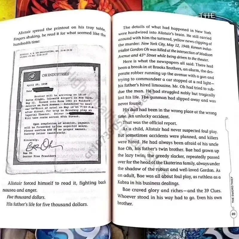image-11 Book/set The 39 Clues English Detective Story Picture Books for Children Learn English Reading Books for Kids