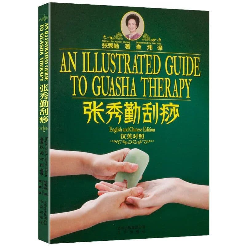 image-Bilingual Valuable Used An illustrated guide to guasha therapy by Zhang Xiu Qin ( English & Chinese ) Book