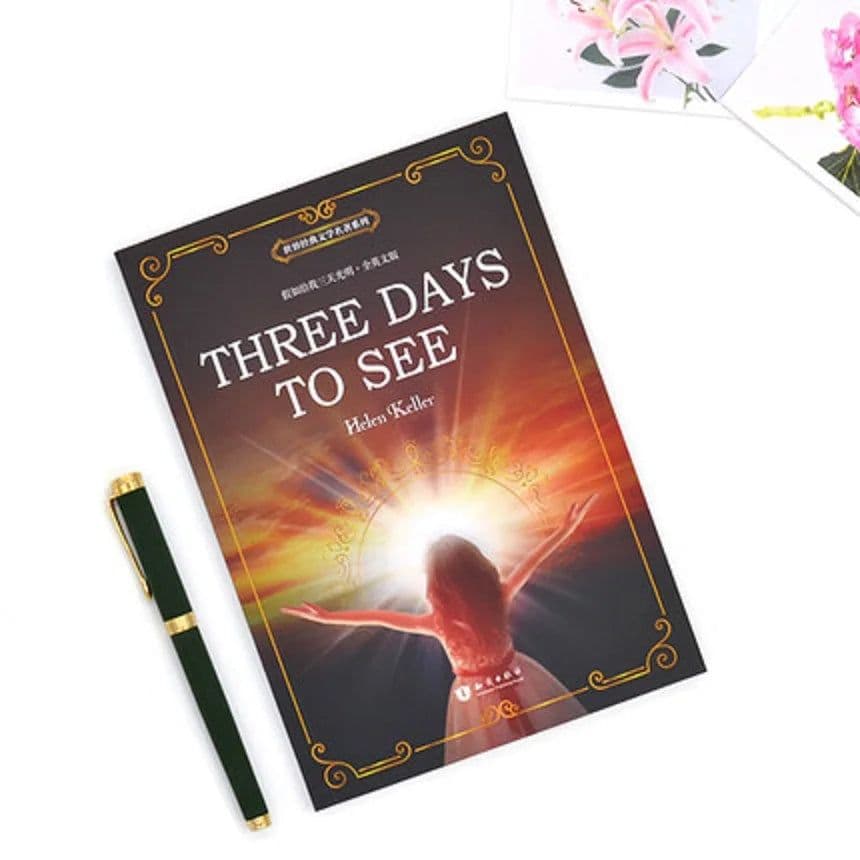 image-Three Days To See English Book The World Famous Literature Book