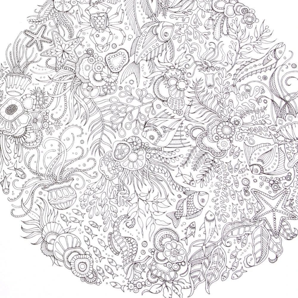 image-New English Adult Gifts Books Wonderland Exploration Coloring Book
