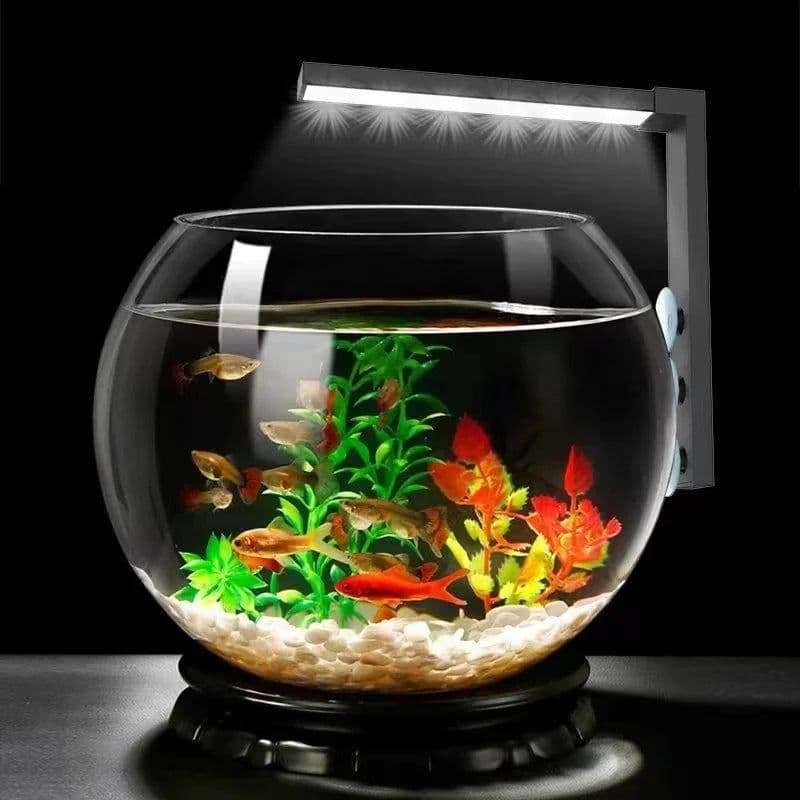 image-Small fish tank LED lamp fans your aquarium lighting water plant lamp algae tank lamp fill light waterproof aquarium lamp