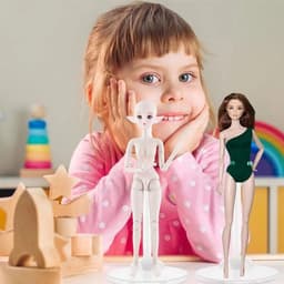 image-15Pcs Holding Stands Supports Display Racks Transparent Waist Supports Display Racks Children Toys Accessories