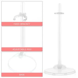 image-15Pcs Holding Stands Supports Display Racks Transparent Waist Supports Display Racks Children Toys Accessories
