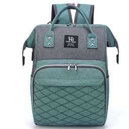 image-Large Capacity Multifunctional Usb Rechargeable Oxford Cloth Lightweight Baby Diaper Bag