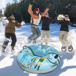 image-Outdoor Creative Printed PVC Winter Thick Ski Ring