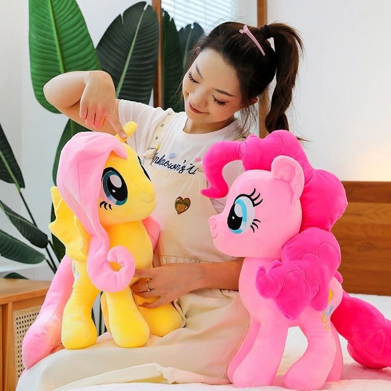 image-30/40/50cm Anime My Little Pony Prototype Plush Doll Anime Soft Pillow Girl Fluttershy Sofa Ornaments Children'S Customized Gift