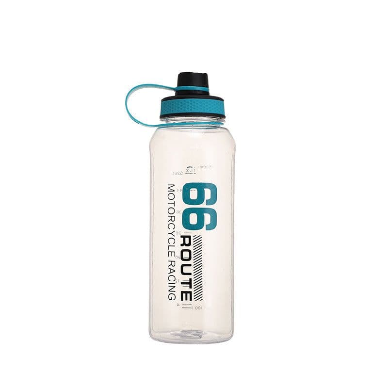 image-Large Capacity Travel Water Bottle Transparent Plastic Water Cup