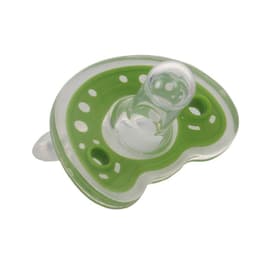 image-Baby Products Full Silica Gel Pacifier Two-color Liquid Silicone Sleep Comfort Baby Pacifier Baby