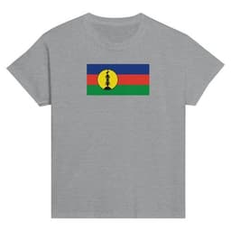 image-Drapeaux de la Nouvelle-Calédonie - T-shirt enfant classique ras du