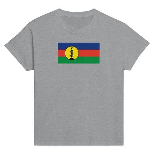 image-Drapeaux de la Nouvelle-Calédonie - T-shirt enfant classique ras du
