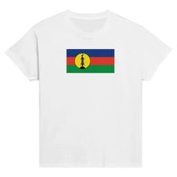 image-Drapeaux de la Nouvelle-Calédonie - T-shirt enfant classique ras du