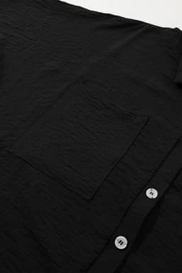 image-Black Half Button Collared Romper